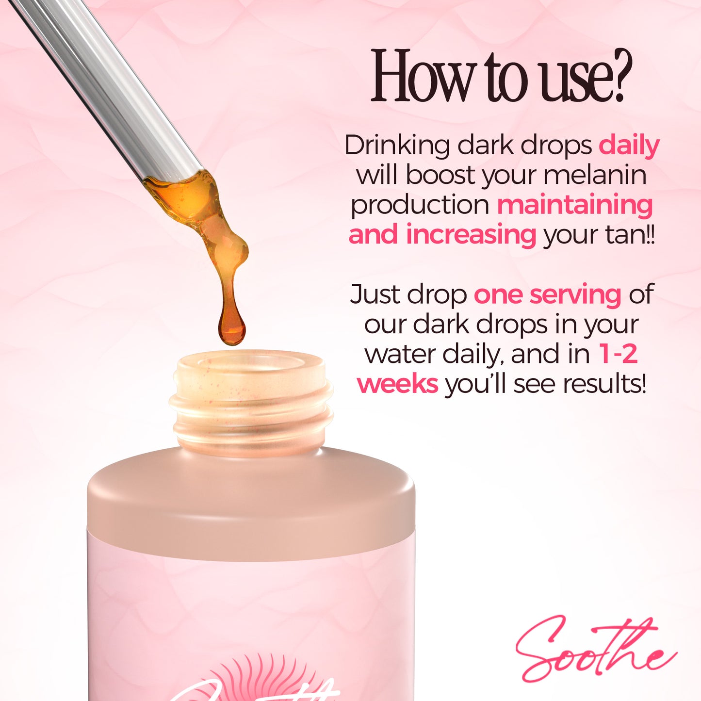 Soothe Tanning Dark Drops